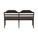 Paradise Valley Ladder Back Bench in Saddle Brown image