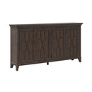 Paradise Valley Hall Buffet in Saddle Brown
