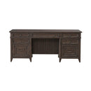 Liberty Furniture Paradise Valley Executive Credenza in Saddle Brown