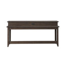 Paradise Valley Console Bar Table in Saddle Brown