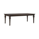 Paradise Valley Rectangular Leg Table in Saddle Brown