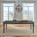 Paradise Valley Rectangular Leg Table in Saddle Brown image
