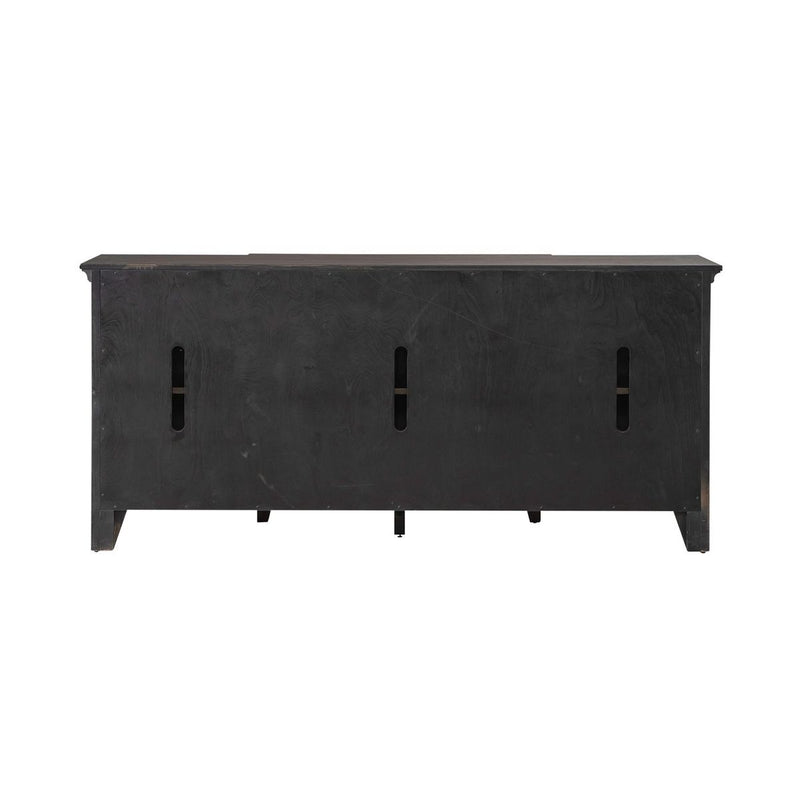 Liberty Furniture Paradise Valley 76 Inch TV Console in Saddle Brown
