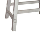 Creations 24 Inch Sawhorse Counter Stool - White image