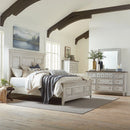 Heartland King California Panel Bed, Dresser & Mirror, Chest image