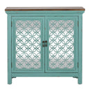 Kensington 2 Door Accent Cabinet in Turquoise image