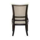 Americana Farmhouse Uph Shelter Side Chair- Black (RTA) image