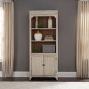 Farmhouse Reimagined Bookcase in Antique White image
