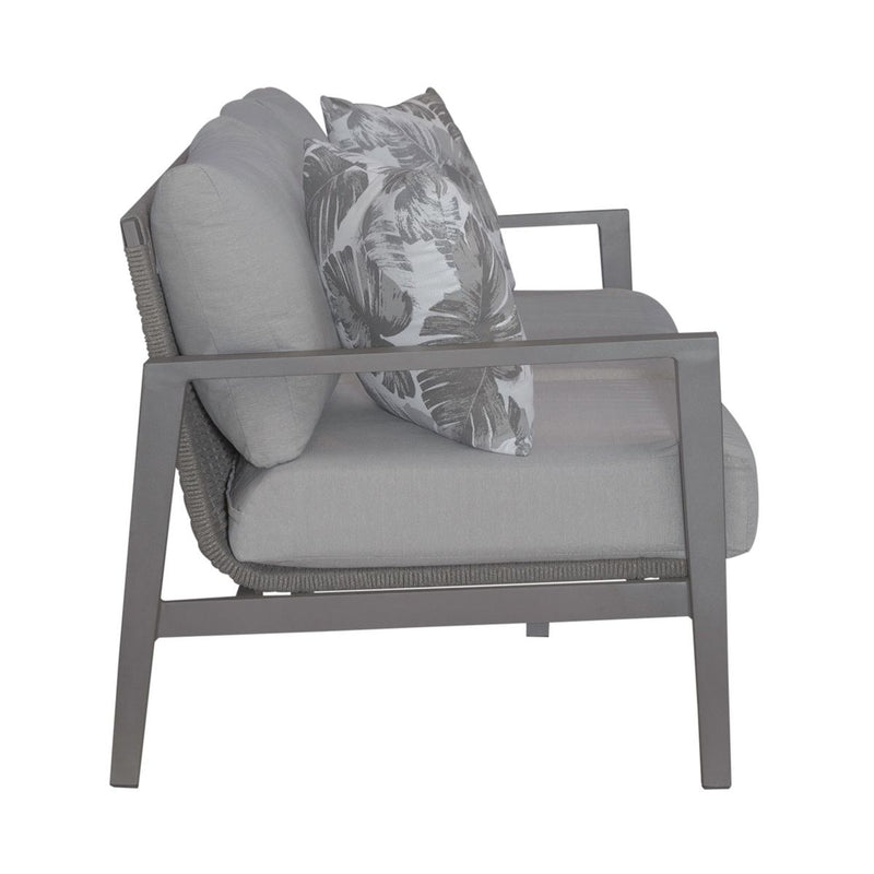 Liberty Furniture Plantation Key Outdoor Sofa in Granite