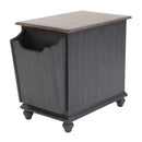 Liberty Furniture Ocean Isle Chair Side Table in Slate