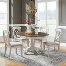 Ocean Isle 5 Piece Pedestal Table Set image