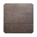 Ocean Isle Gathering Table in Antique White with Weathered Pine