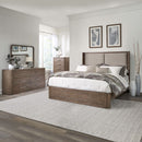South Bend Queen Shelter Bed, Dresser & Mirror, Chest image
