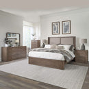 South Bend Queen Shelter Bed, Dresser & Mirror, Chest, Night Stand image