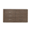 South Bend 6 Drawer Dresser in Burnished Clay