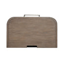 South Bend Open Nightstand w/ Charging Station in Burnished Clay