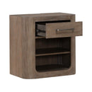 Liberty South Bend Open Nightstand w/ Charging Station in Burnished Clay