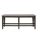 Double Bridge Counter Bench (RTA) in Dark Chestnut image