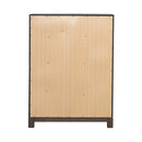 Modern Edge 5 Drawer Chest in Caffe image