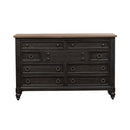 Americana Farmhouse 9 Drawer Dresser in Black image