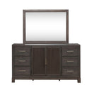 Modern Edge Dresser & Mirror