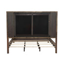 Liberty Furniture Modern Edge King Upholstered Bed in Caffe