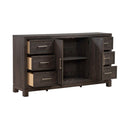 Liberty Furniture Modern Edge 2 Door 6 Drawer Dresser in Caffe