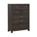 Modern Edge 5 Drawer Chest in Caffe image
