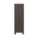 Modern Edge 5 Drawer Chest in Caffe