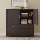Modern Edge Dressing Chest in Caffe image