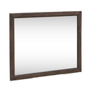 Liberty Furniture Modern Edge Landscape Mirror in Caffe