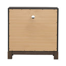 Modern Edge Bedside Chest w/ Charging Station