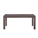 Modern Edge Rectangular Leg Table