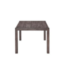 Modern Edge Rectangular Leg Table