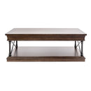 Tribeca Rectangular Cocktail Table in Cordovian Brown
