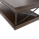 Tribeca Rectangular Cocktail Table in Cordovian Brown