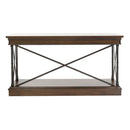 Tribeca Rectangular Sofa Table in Cordovian Brown