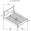 Mason Panel Platform Bed