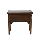 Liberty Aspen Skies End Table in Russet Brown