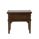 Aspen Skies End Table in Russet Brown