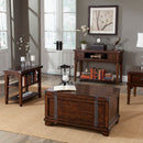Aspen Skies End Table in Russet Brown