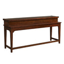 Aspen Skies Console Bar Table in Russet Brown