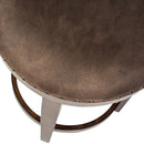 Aspen Skies Swivel Barstool in Russet Brown
