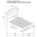 Marianna Panel Platform Storage Bed