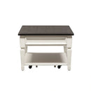 Allyson Park Rectangular Cocktail Table in Wirebrushed White image