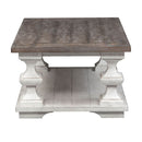Liberty Sedona Cocktail Table in Heavy Distressed White