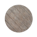 Sedona Round End Table in Heavy Distressed White image