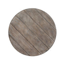 Sedona Round End Table in Heavy Distressed White image