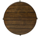 Breckinridge Round Cocktail Table in Mahogany
