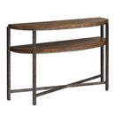 Breckinridge Demilune Sofa Table in Mahogany